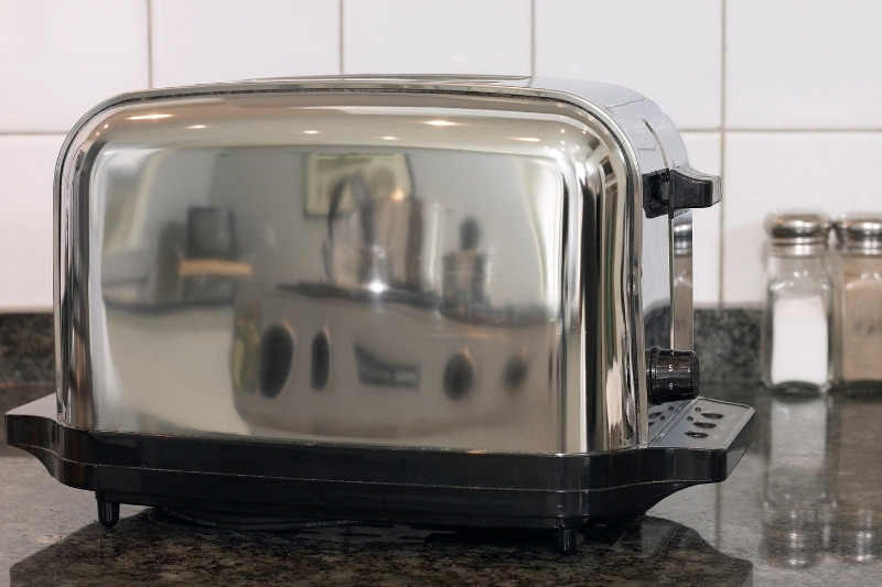 stainless steel toaster