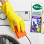 clean washing machine with zoflora