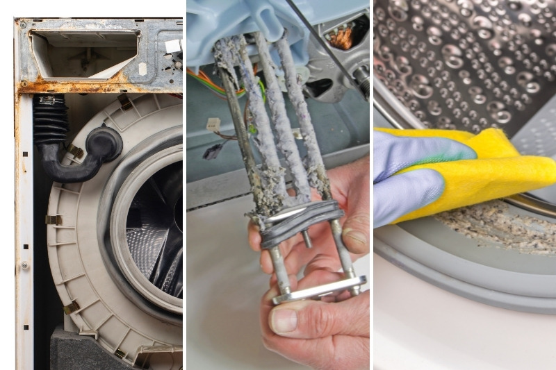 issues of washing machine after storage