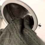 sweater in washing machine