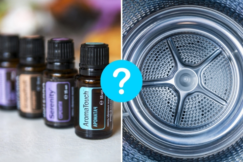 using essential oils in the dryer