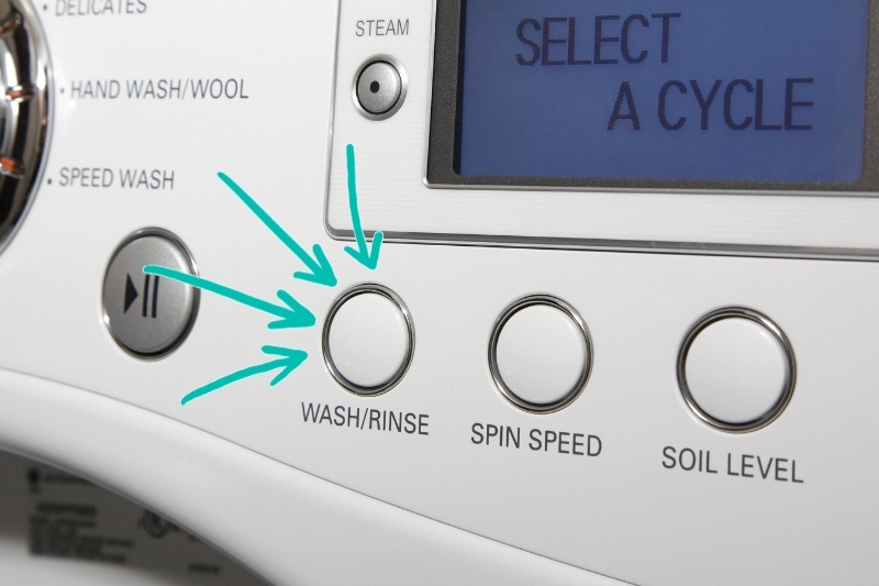 wash rinse washing machine cycle