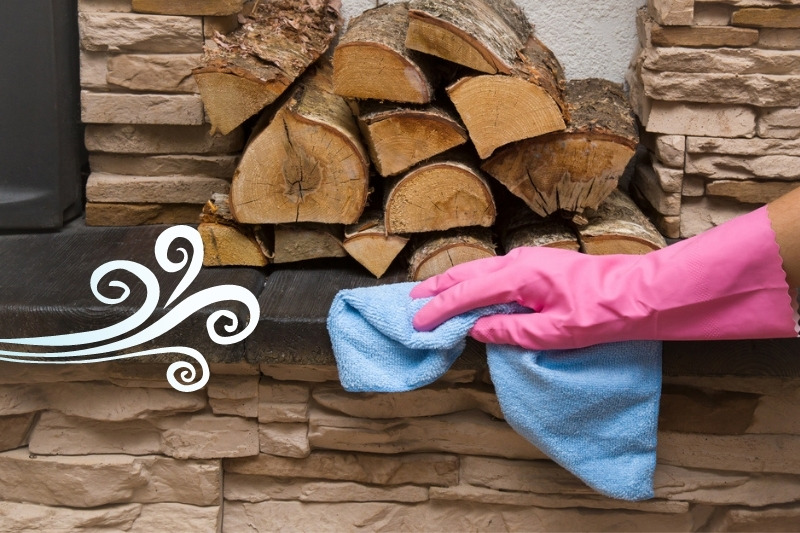 How to Dry a Stone Fireplace