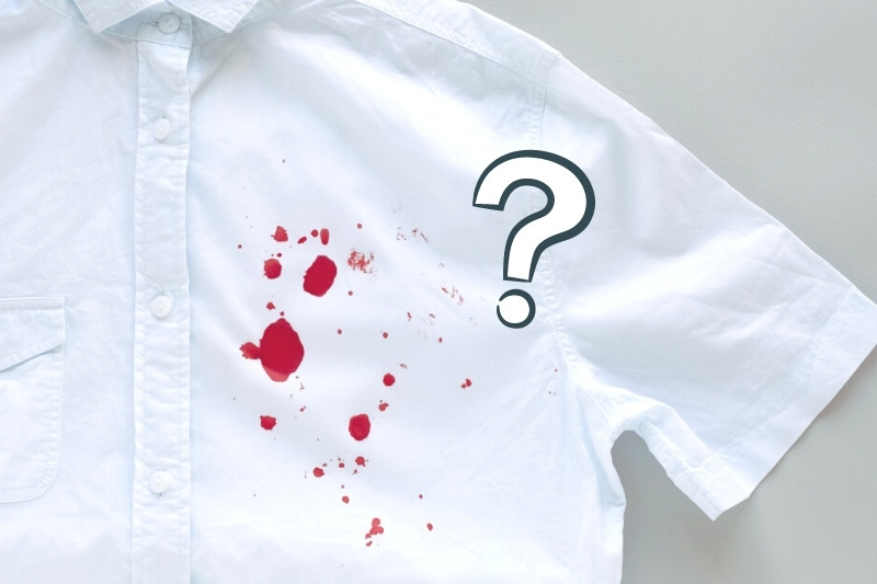 How to Get Blood Out of White Clothes
