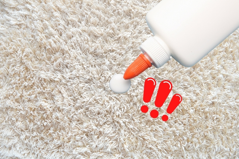 How to Remove Glue from the Carpet
