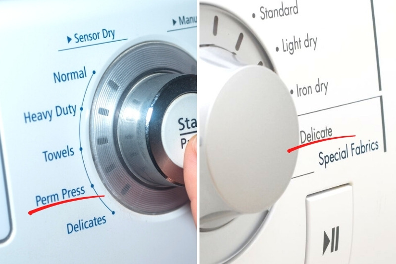 Permanent Press vs. Delicate Drying Cycles