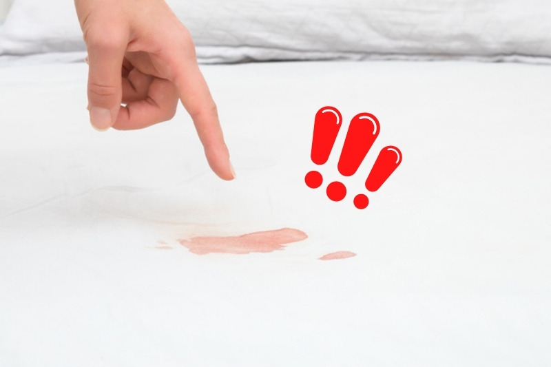 blood stain on mattress