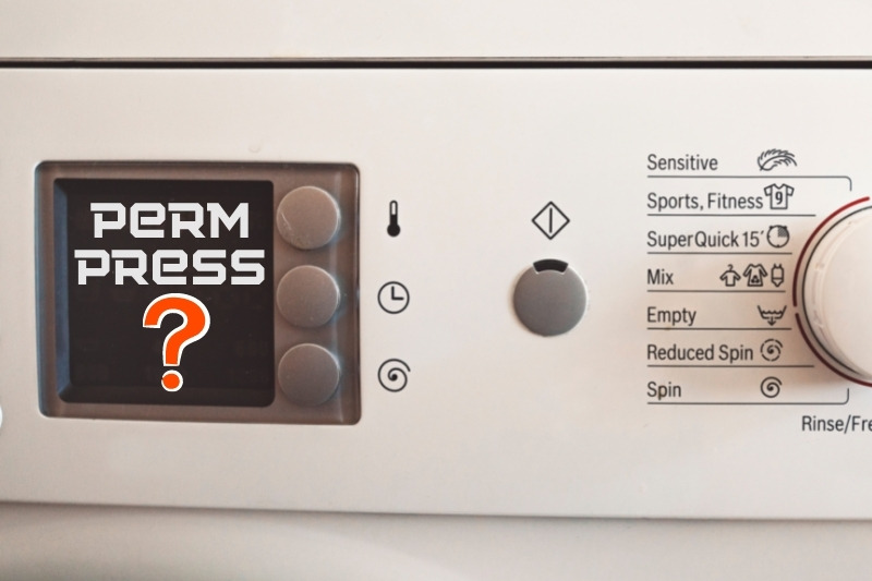 no permanent press cycle on washing machine