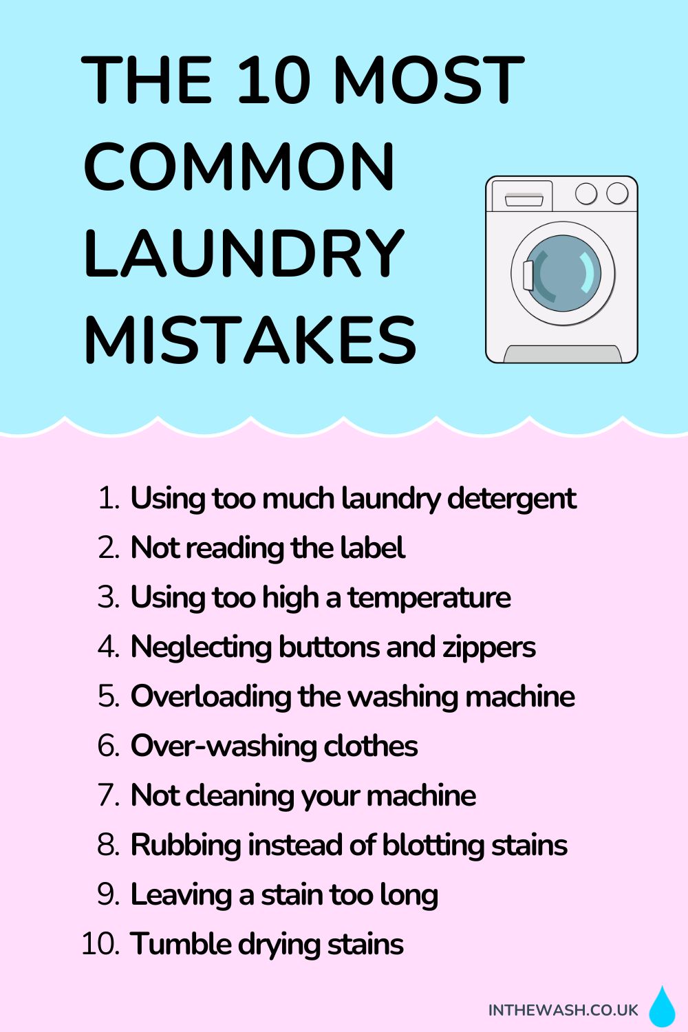The 10 Most Common Laundry Mistakes