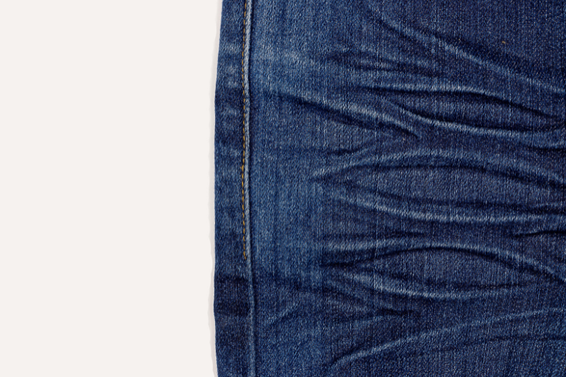 crease lines on jeans