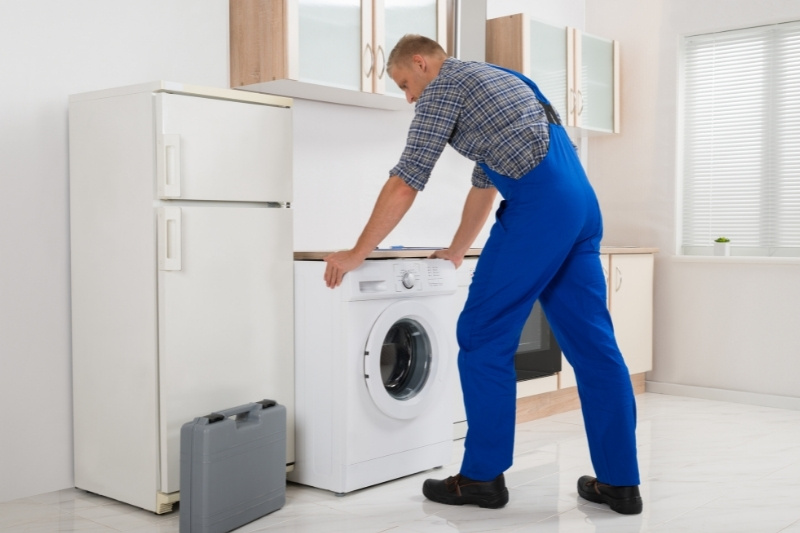 install dryer or washer in kitchen