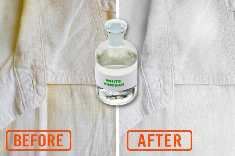 using vinegar to whiten clothes