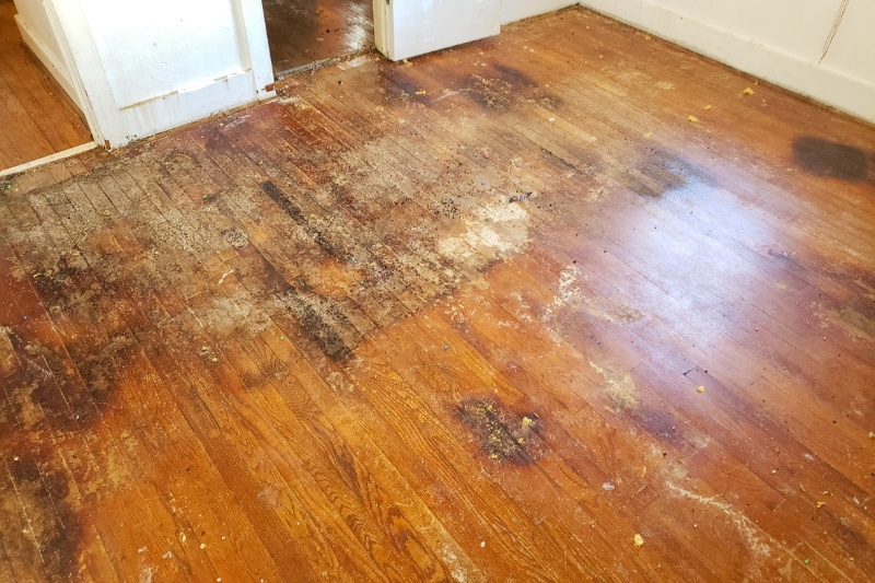 damaged floor