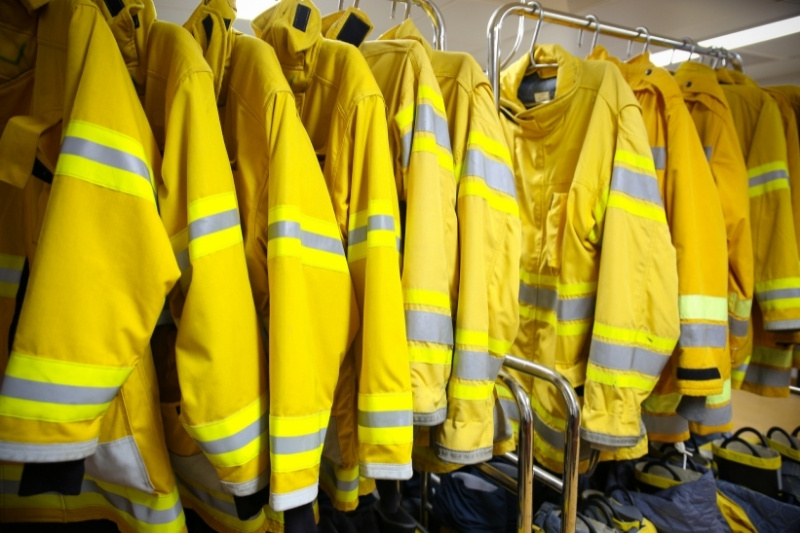 firefighter suits Polyvinyl chloride pvc vynil fabric