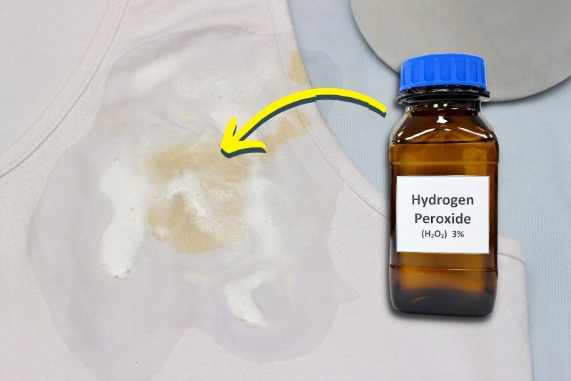 hydrogen peroxide for clothes stain