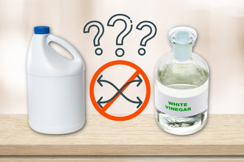 Why You Should Never Mix Bleach And Vinegar