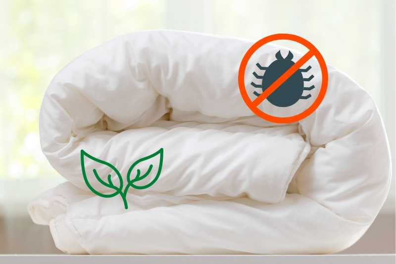 remove dust mites on duvet