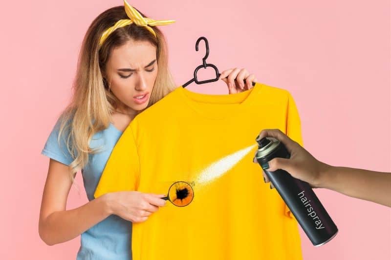 How to Get Ink Out of Clothes with Hairspray