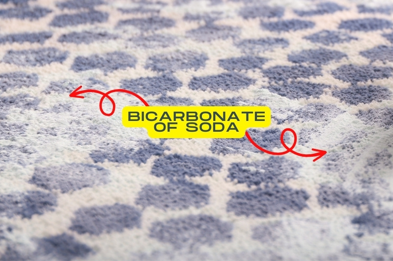 bicarbonate of soda on carpet