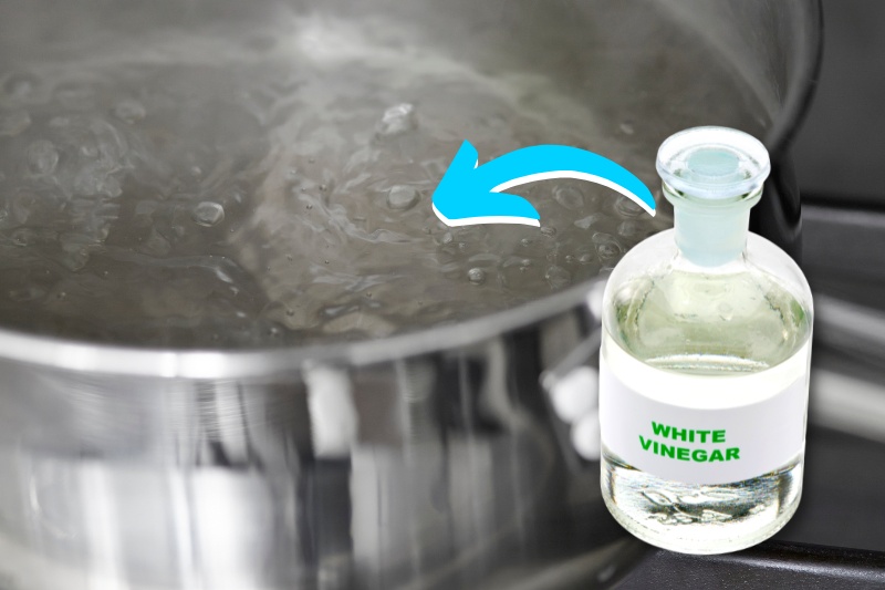 boiling vinegar