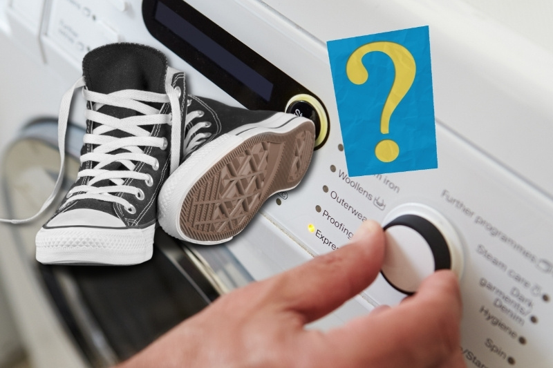 converse in washing machine