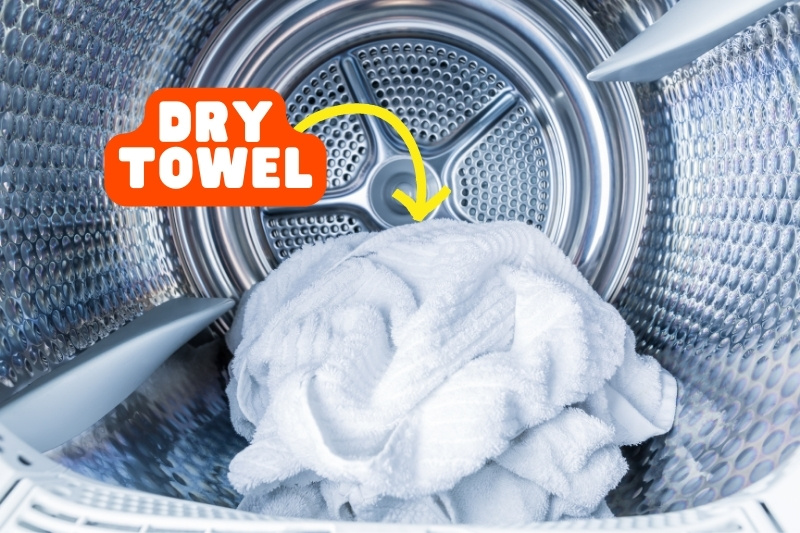 dry towel as fabric softener