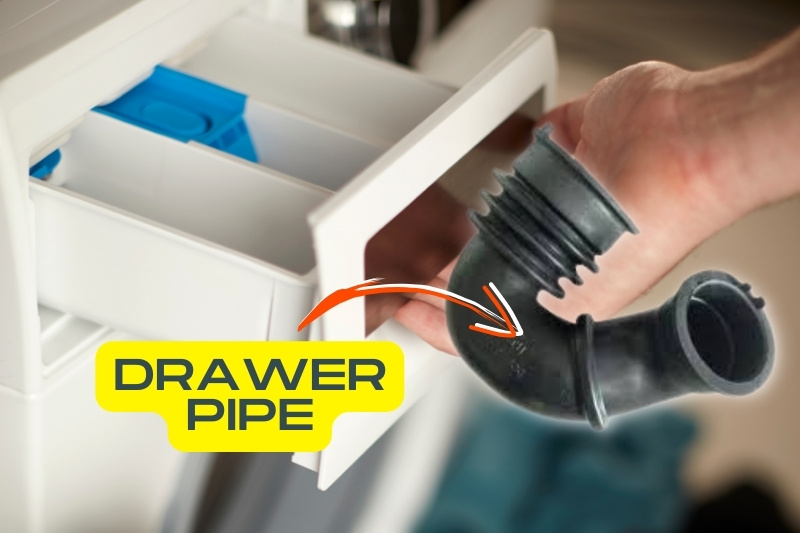 washing machine drawer pipe