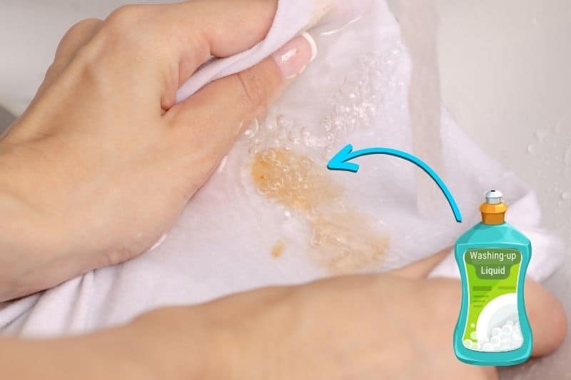 How to Get Soy Sauce Out of Stains - Washing Up Liquid