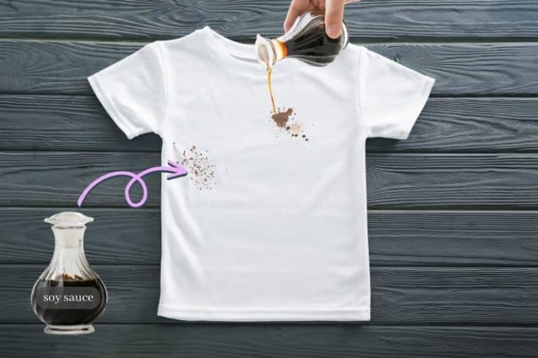 How to Get Soy Sauce out of Clothes
