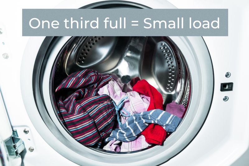 Small load of laundry