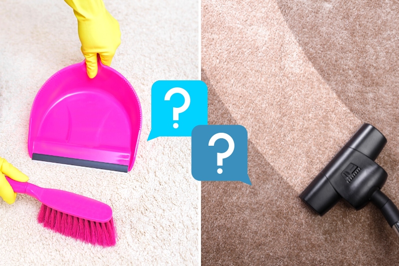Sweep or Vacuum Carpets