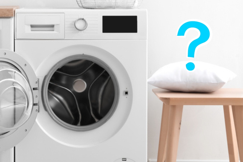 can you put pillow in the washing machine