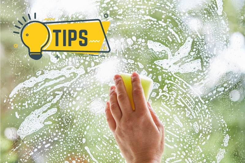 cleaning window tips