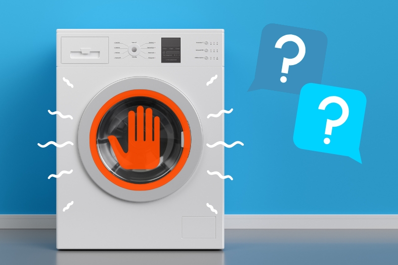 how to stop a washing machine from vibrating