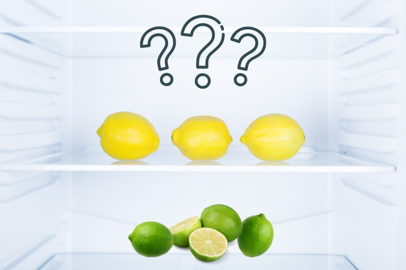 lemons and limes shelf life