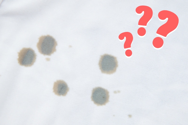 oil stain on shirt