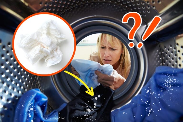 What to Do If You've Left a Tissue in the Washing Machine