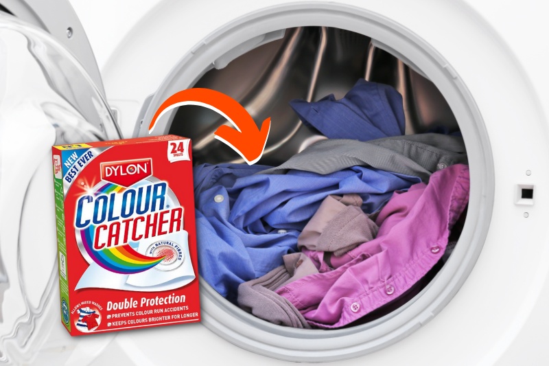 using colour catcher on clothes