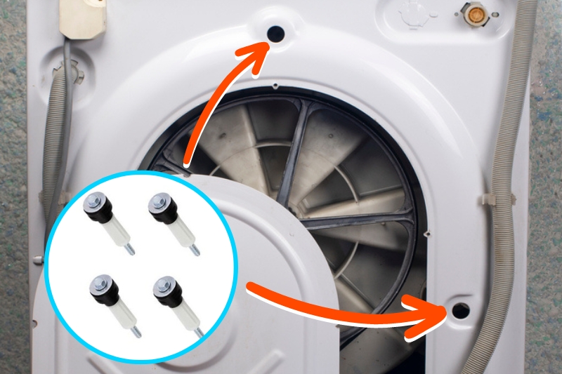 How Stop a Washing Machine Vibrating