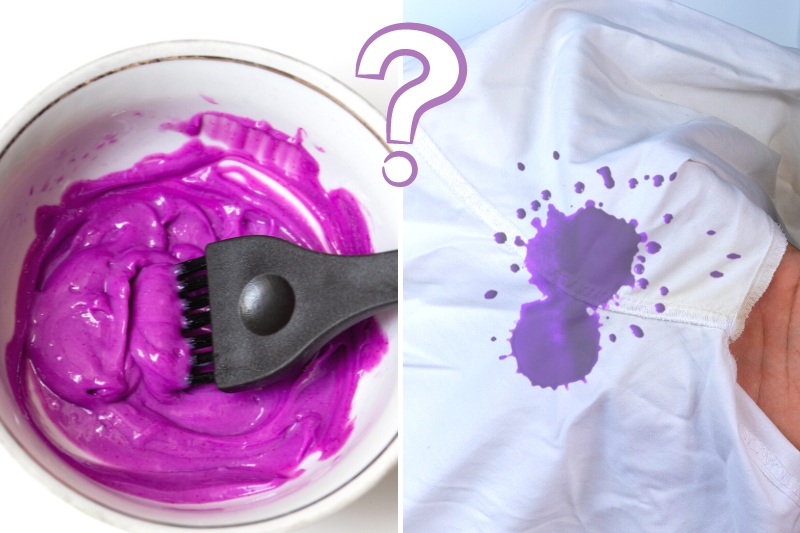 How to Remove Hair Dye Stains From Clothes