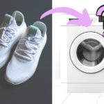 Running shoes in washing machine