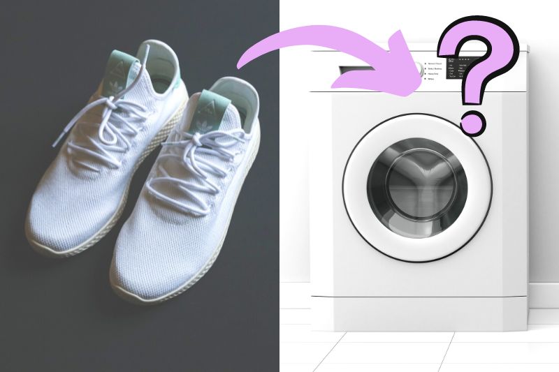 Running shoes in washing machine