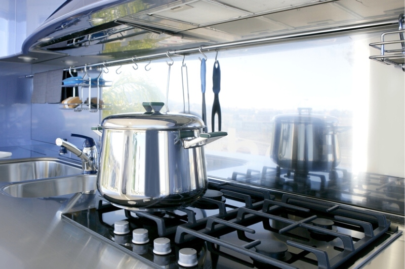 Stainless-Steel Splashback