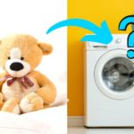 Teddy bear in washing machine