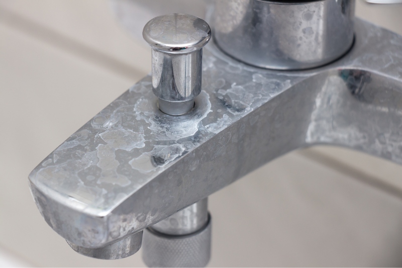 faucet with limescale