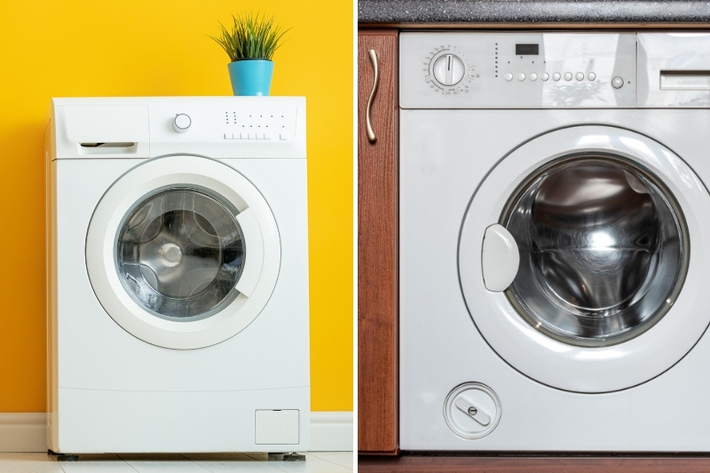 freestanding and integrated washing machine