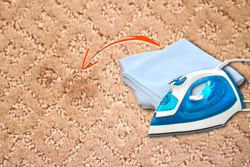 iron out stains on carpet