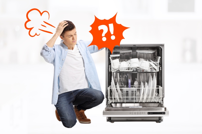 man hates dishwasher