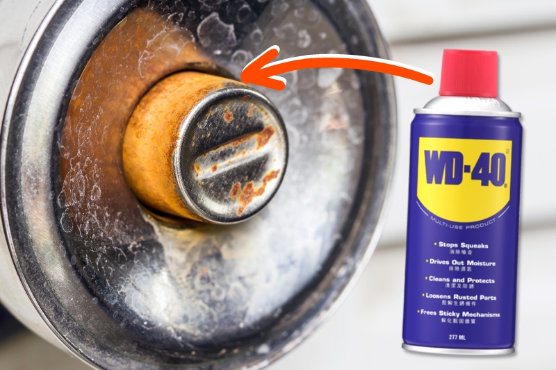 remove rust with wd-40