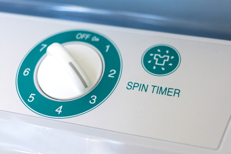 spin timer in washing machine